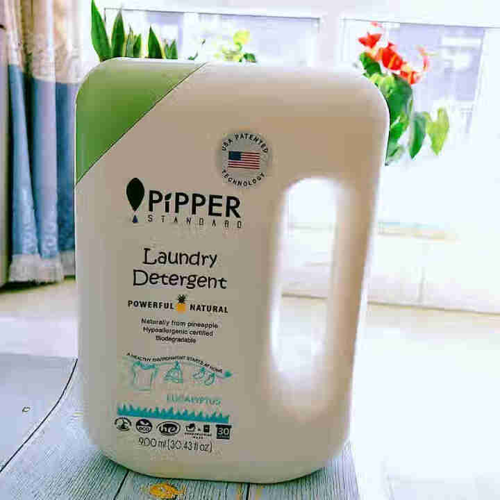 PIPPER 洗衣液尤加利香 900ml 婴儿洗衣液 植物酵素 尤加利香型怎么样，好用吗，口碑，心得，评价，试用报告,第2张