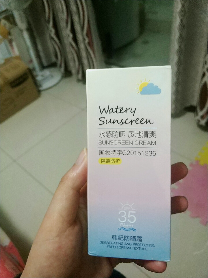 韩纪 防止晒霜女学生男专用户外军训脸部脖子全身清爽补水隔离乳喷雾怎么样，好用吗，口碑，心得，评价，试用报告,第2张