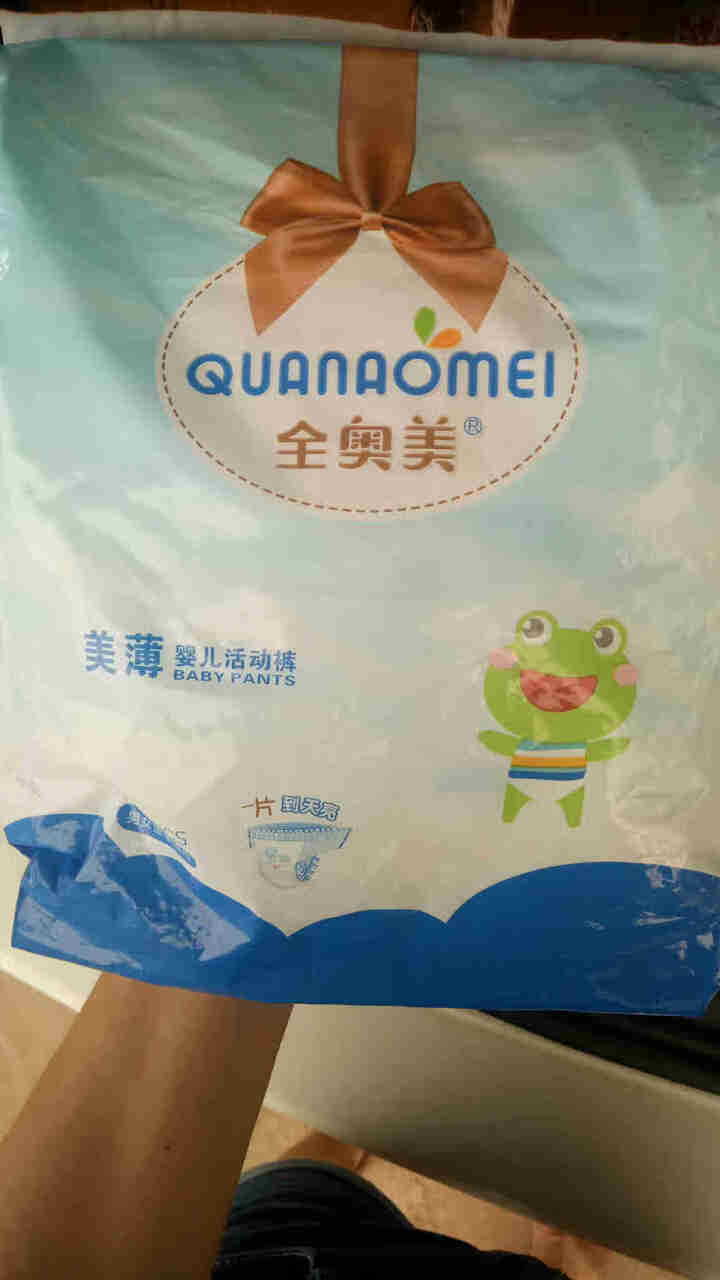 全奥美（Quanaomei）美薄系列婴儿纸尿裤尿不湿拉拉裤活动裤L码 L码体验装/6片怎么样，好用吗，口碑，心得，评价，试用报告,第2张