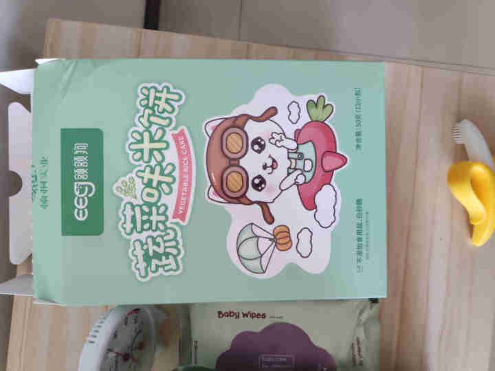 【额额狗】儿童零食梨汁配方无糖无盐米饼儿童辅食 原味水果味蔬菜味 蔬菜味怎么样，好用吗，口碑，心得，评价，试用报告,第2张