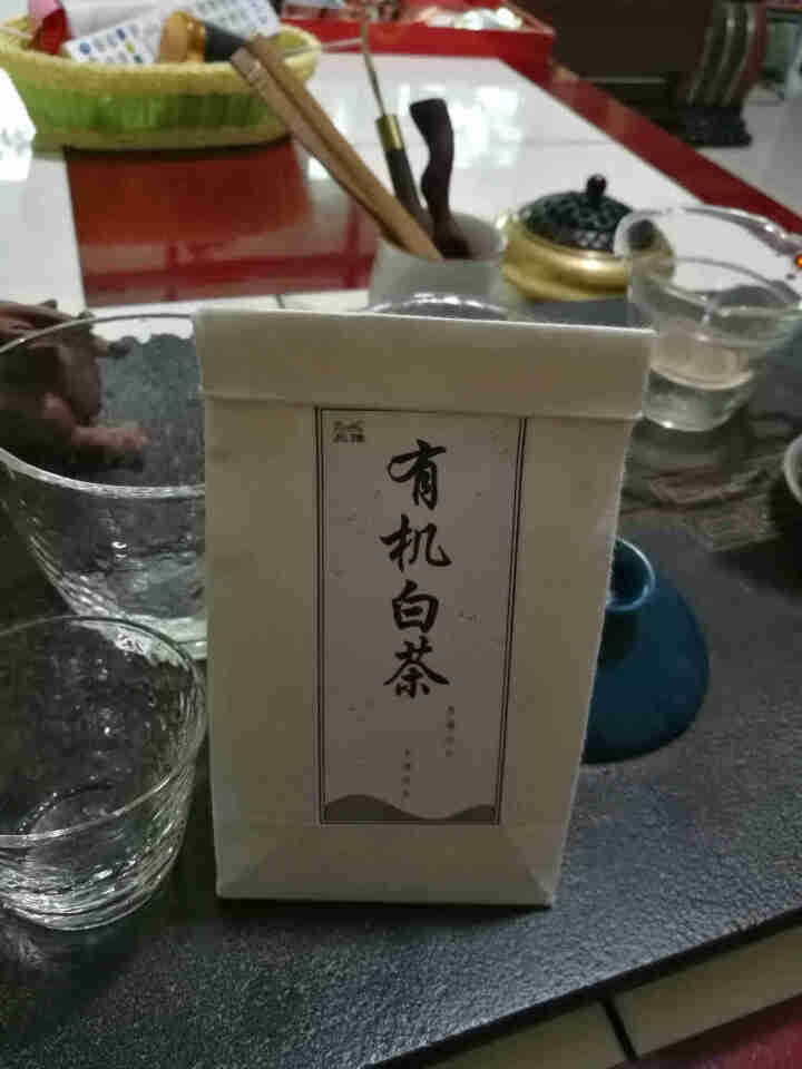 品雅 福鼎白茶 有机寿眉茶叶散茶正宗福建白茶原料100克（50g*2罐）礼盒装 产地精选 7克 样品试喝装怎么样，好用吗，口碑，心得，评价，试用报告,第2张