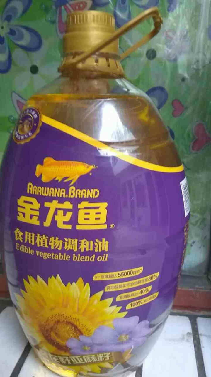 金龙鱼 食用油 物理压榨 葵花籽 亚麻籽 食用调和油5L怎么样，好用吗，口碑，心得，评价，试用报告,第4张