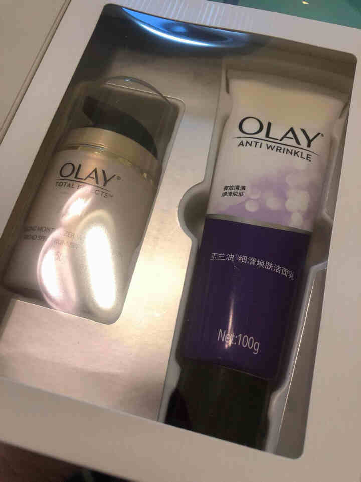 玉兰油（OLAY）防日晒霜女多效修护系列礼盒装 洁面+防日晒 50ml怎么样，好用吗，口碑，心得，评价，试用报告,第3张