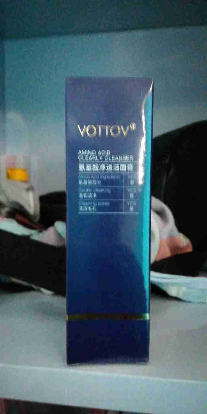 薇特薇（VOTTOV）洁面膏100g男女士洗面奶氨基酸洁面膏补水保湿控油温和洁面乳深层清洁毛孔 100g怎么样，好用吗，口碑，心得，评价，试用报告,第4张