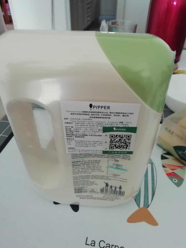 PIPPER 洗衣液尤加利香 900ml 婴儿洗衣液 植物酵素 尤加利香型怎么样，好用吗，口碑，心得，评价，试用报告,第3张