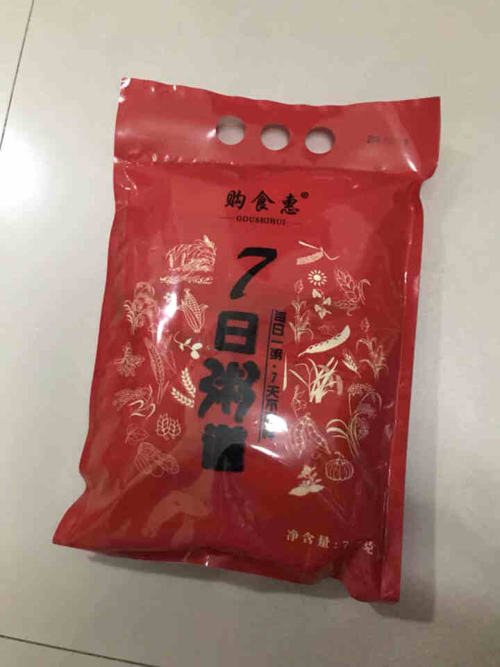 购食惠 7日粥道 五谷杂粮 粥米 7种700g（粥米 粗粮 组合 杂粮 八宝粥原料）怎么样，好用吗，口碑，心得，评价，试用报告,第2张