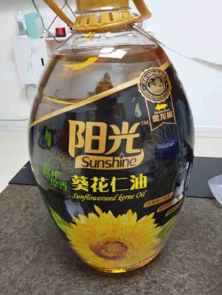 金龙鱼 食用油 阳光鲜榨原香葵花仁油5L怎么样，好用吗，口碑，心得，评价，试用报告,第3张