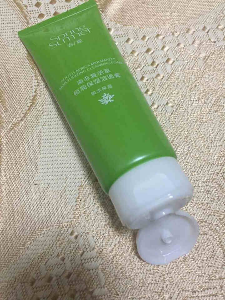 春夏南非复活草保湿洁面乳120g张艺兴氨基酸洗面奶深层清洁春夏护肤品官方旗舰店学生男女怎么样，好用吗，口碑，心得，评价，试用报告,第4张