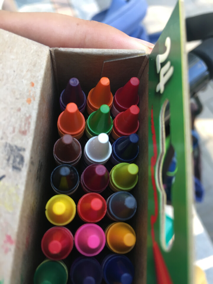 美国绘儿乐Crayola 儿童绘画 画笔工具 彩色蜡笔套装 学生绘画练习 24色标准蜡笔52,第4张