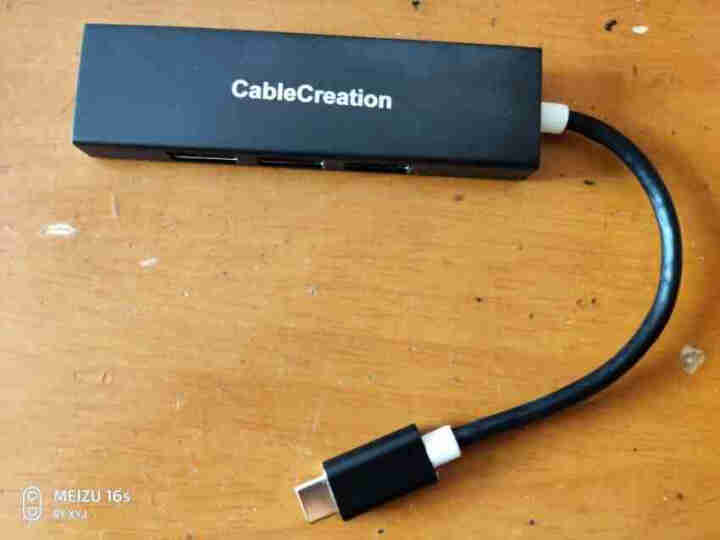 CABLE CREATION type c 扩展坞分线器usb3.0 usb集线器HUB扩展器 黑色 0.1米怎么样，好用吗，口碑，心得，评价，试用报告,第2张