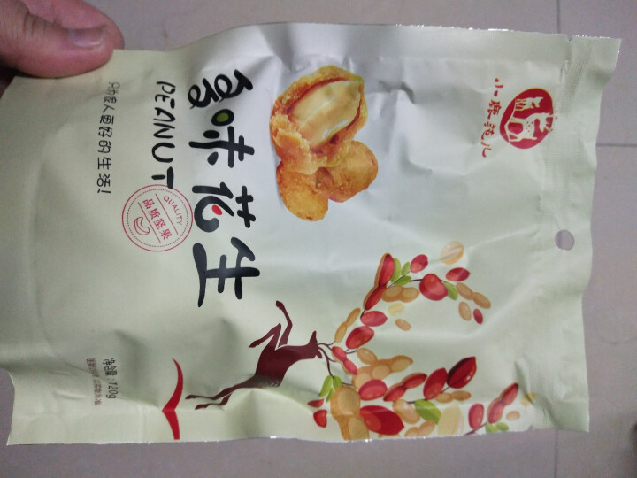 【小鹿范儿】多味花生120G袋坚果炒货干果休闲食品办公零食小吃下酒菜 120G 多味花生怎么样，好用吗，口碑，心得，评价，试用报告,第2张