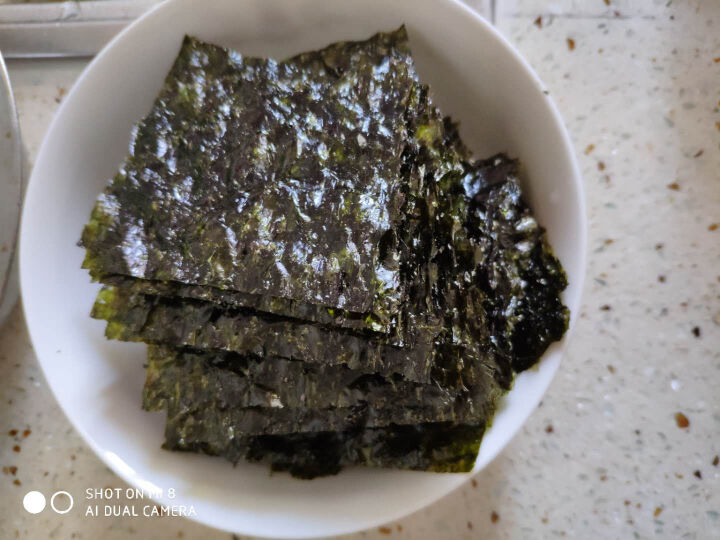 韩国进口 天晓海女海苔紫菜 儿童即食海苔脆片休闲零食大片装25g 竹盐味怎么样，好用吗，口碑，心得，评价，试用报告,第3张