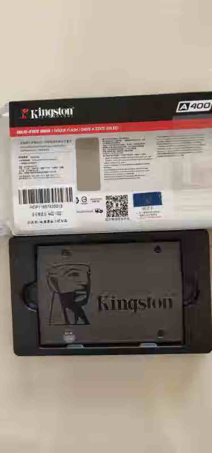 金士顿（Kingston）SSD A400 120g/240g/480g笔记本台式机SATA固态硬盘 金士顿A400系列固态硬盘 120G非128G怎么样，好用,第2张