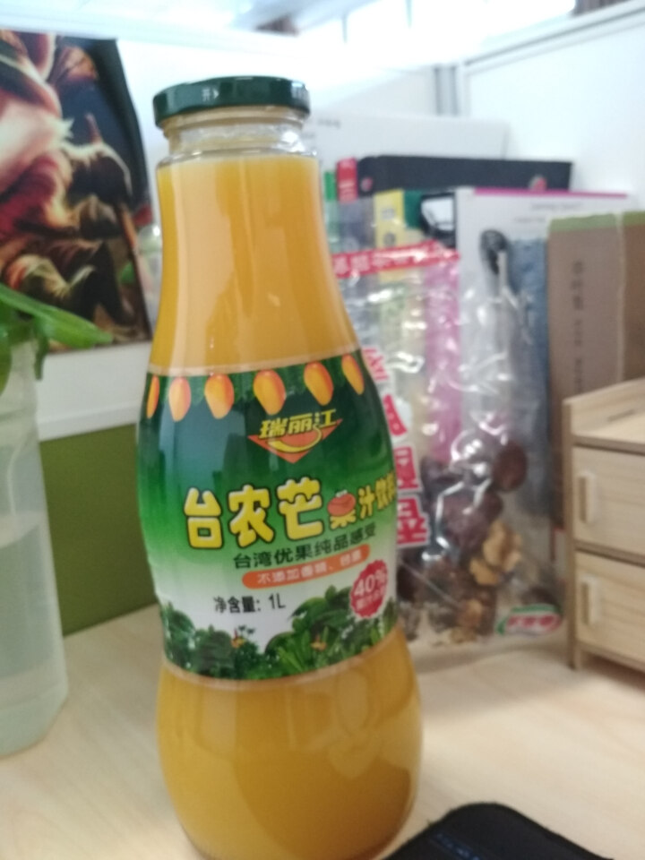 【云南馆】瑞丽江台农芒果汁饮料云南特产瓶装1L怎么样，好用吗，口碑，心得，评价，试用报告,第3张