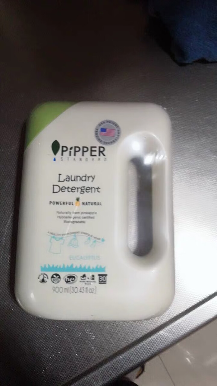 PIPPER 洗衣液尤加利香 900ml 婴儿洗衣液 植物酵素 尤加利香型怎么样，好用吗，口碑，心得，评价，试用报告,第2张