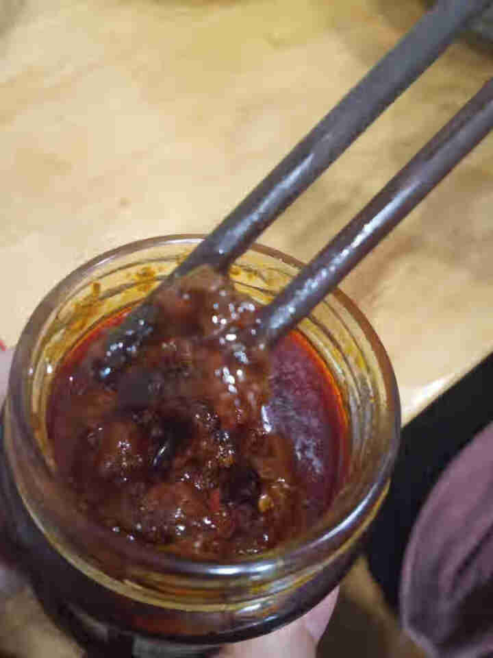 珠江桥牌香菇牛肉酱拌饭酱蘑菇香辣辣椒拌面下饭菜玻璃瓶装230gx2瓶怎么样，好用吗，口碑，心得，评价，试用报告,第4张