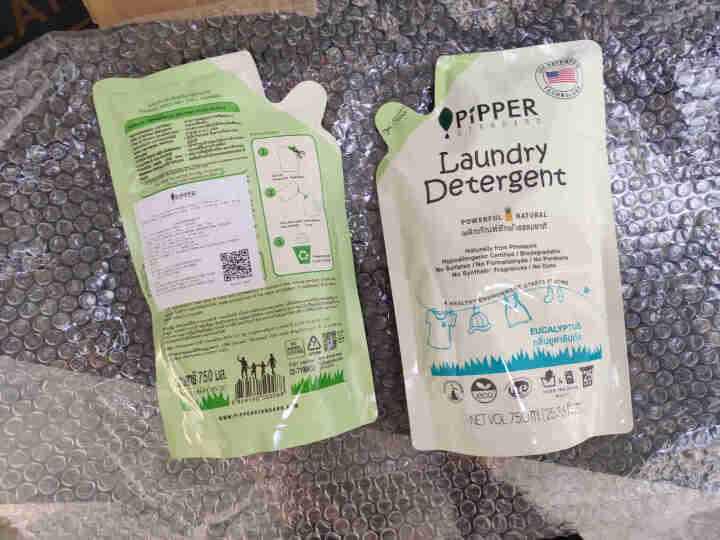 PIPPER 洗衣液补充装750ml+柔顺剂补充装750ml怎么样，好用吗，口碑，心得，评价，试用报告,第2张