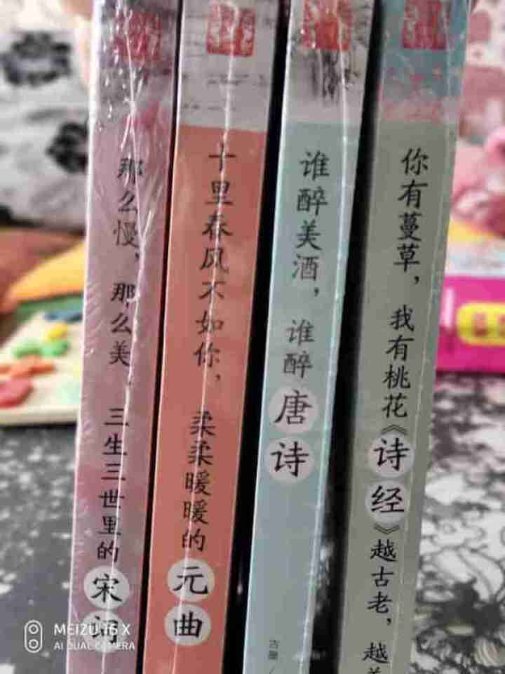 全4册 诗经唐诗宋词元曲中国诗词大会推荐最美古诗词传诗歌鉴赏 一首诗词一篇动人故事集 文学诗歌词曲书怎么样，好用吗，口碑，心得，评价，试用报告,第2张