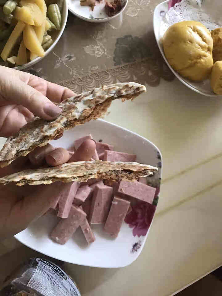 现烤炭火烧饼真空包装 黄山烧饼梅干菜烧饼梅菜扣肉烧饼 炭烤3片装怎么样，好用吗，口碑，心得，评价，试用报告,第3张