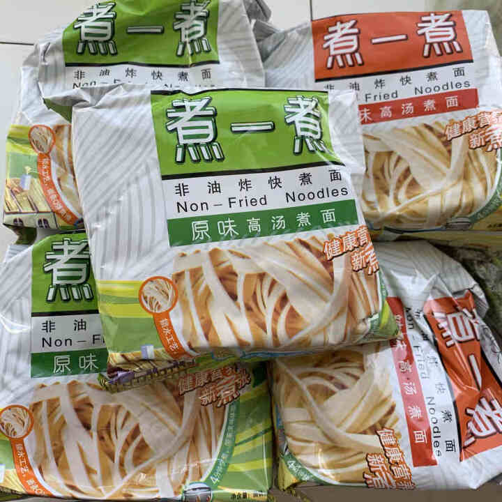 尚美客煮一煮非油炸快煮面原味/辣味高汤煮面净含量面饼80克/袋拌面手工制面 原味高汤煮面5包装怎么样，好用吗，口碑，心得，评价，试用报告,第2张