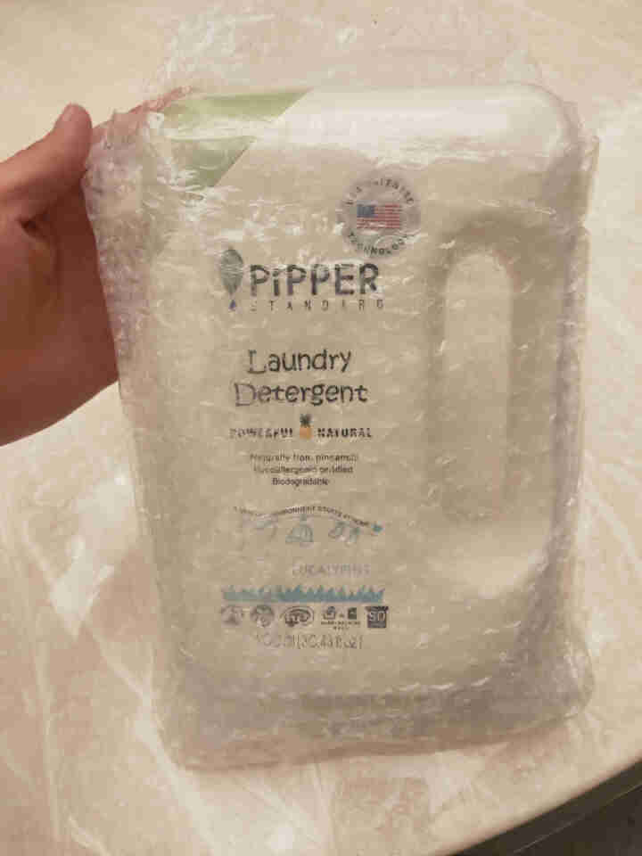 PIPPER 洗衣液尤加利香 900ml 婴儿洗衣液 植物酵素 尤加利香型怎么样，好用吗，口碑，心得，评价，试用报告,第2张