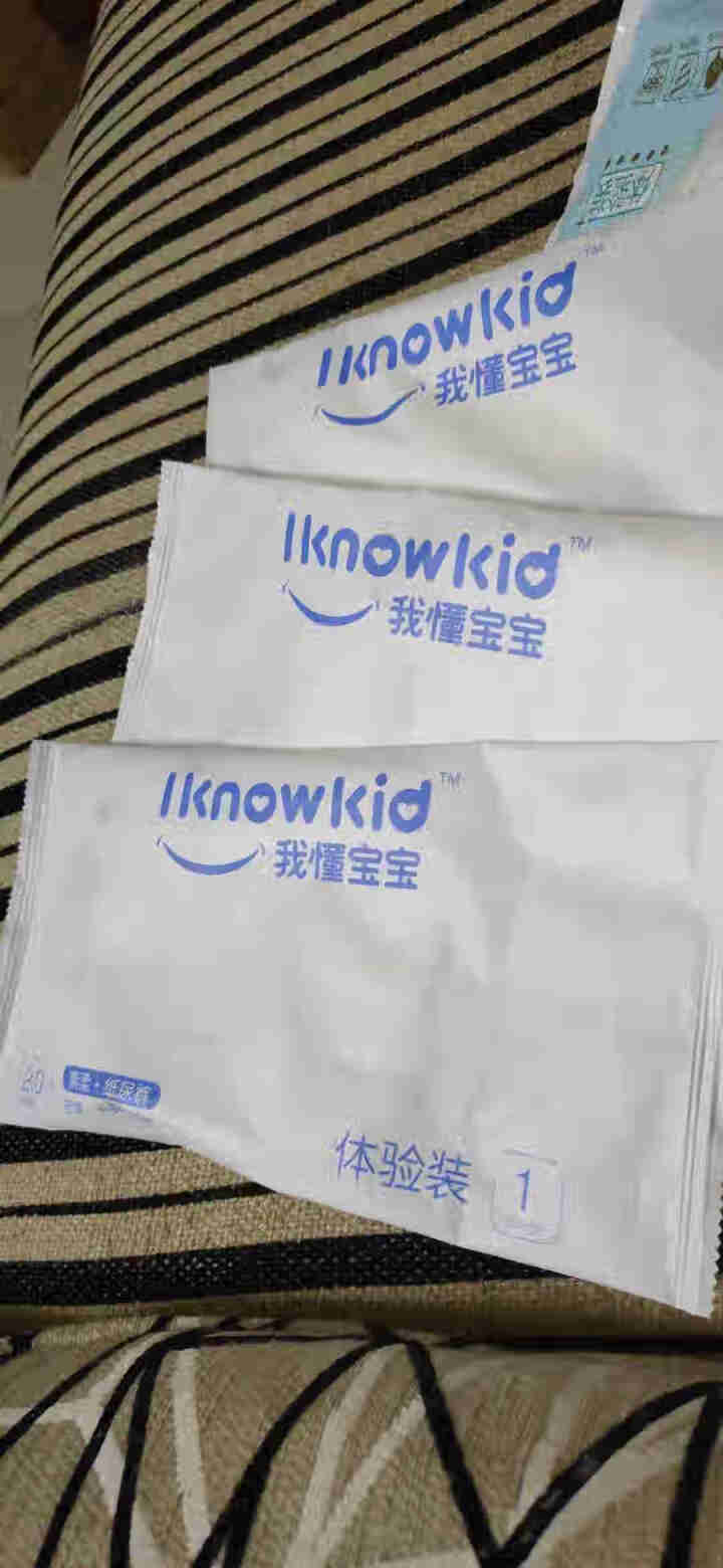 我懂宝宝(IKNOWKID) 轻薄2.0柔软干爽【纸尿裤】S码3片 便携试用装怎么样，好用吗，口碑，心得，评价，试用报告,第2张