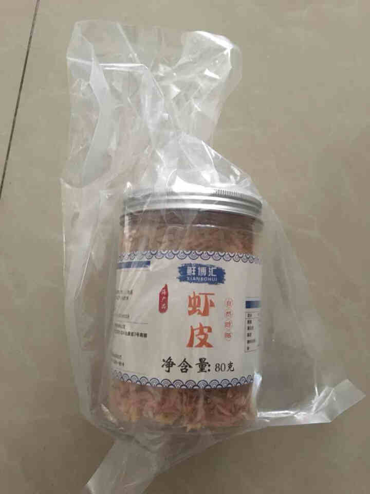 鲜博汇 无盐虾皮 淡干小虾米 婴儿宝宝辅食 80g 1罐装怎么样，好用吗，口碑，心得，评价，试用报告,第2张