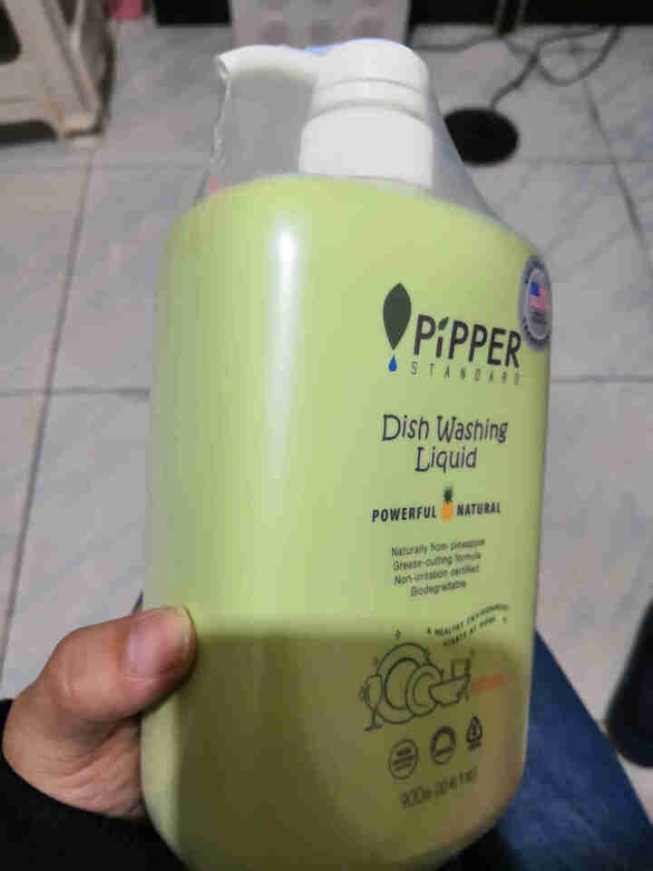 PIPPER 洗洁精 900ml 果蔬清洁剂 植物酵素怎么样，好用吗，口碑，心得，评价，试用报告,第2张