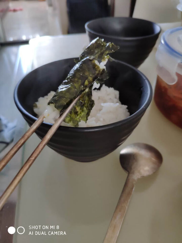 韩国进口 天晓海女海苔紫菜 儿童即食海苔脆片休闲零食大片装25g 竹盐味怎么样，好用吗，口碑，心得，评价，试用报告,第4张