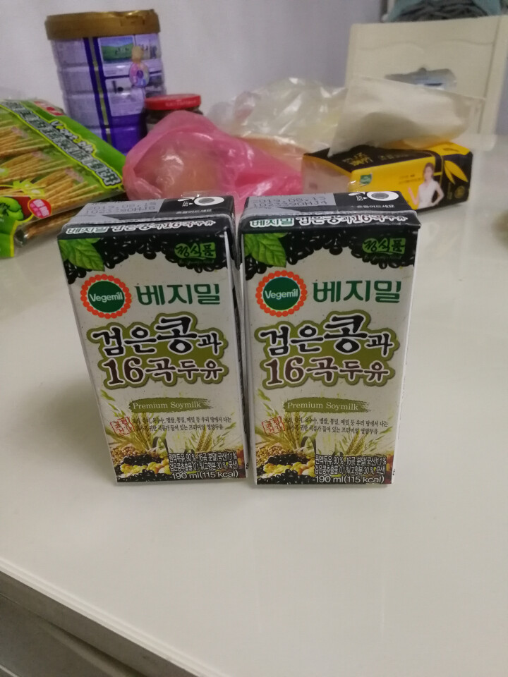 韩国进口 倍吉美尔16谷物黑豆豆奶营养豆乳 190ml*2（体验装）怎么样，好用吗，口碑，心得，评价，试用报告,第2张