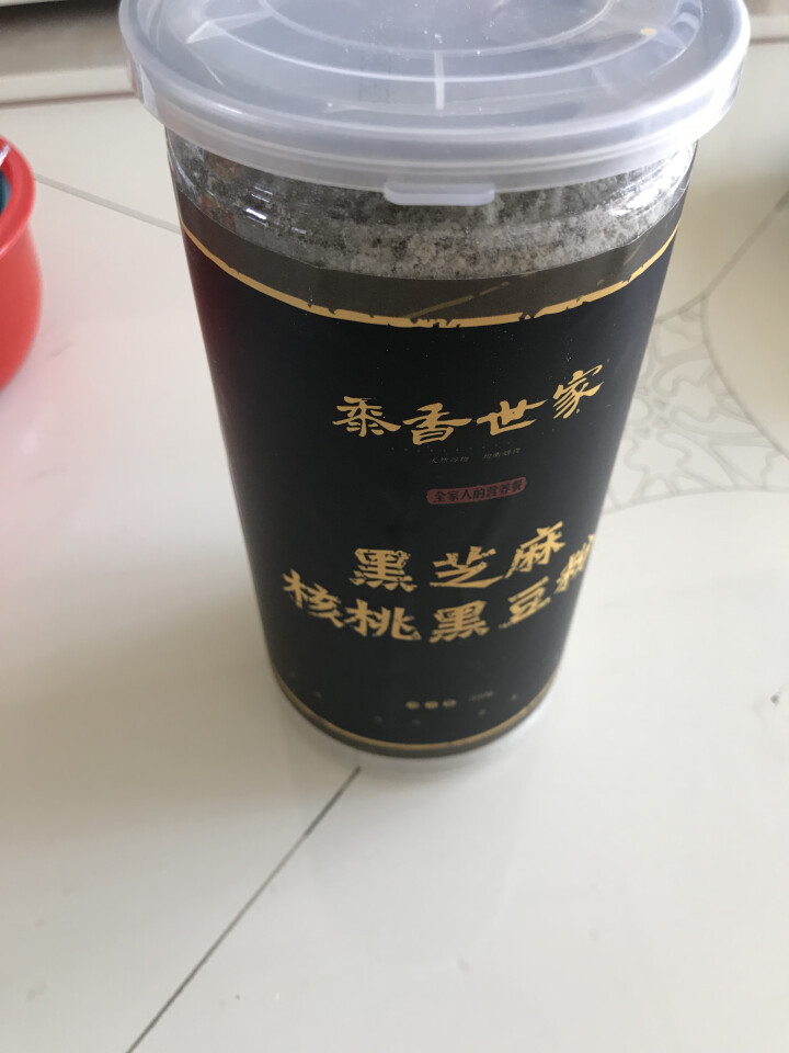 黍香世家 黑芝麻核桃黑豆粉500g瓶装 即食五谷杂粮代餐芝麻糊包邮怎么样，好用吗，口碑，心得，评价，试用报告,第2张