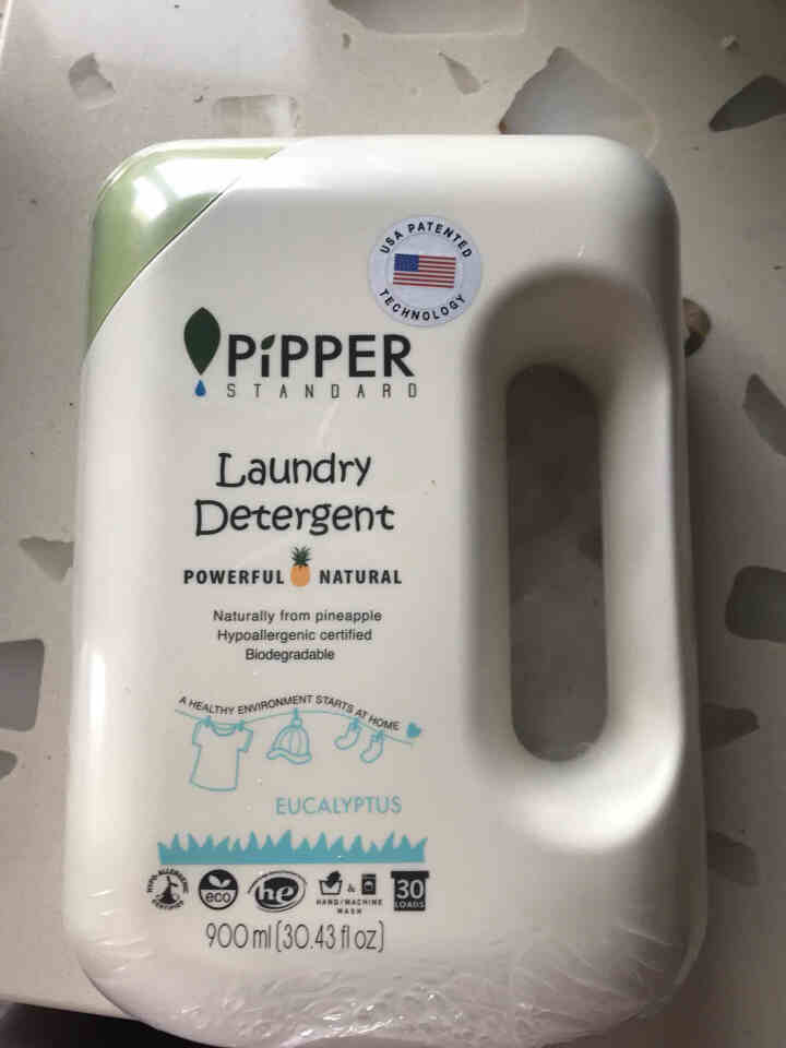 PIPPER 洗衣液尤加利香 900ml 婴儿洗衣液 植物酵素 尤加利香型怎么样，好用吗，口碑，心得，评价，试用报告,第2张