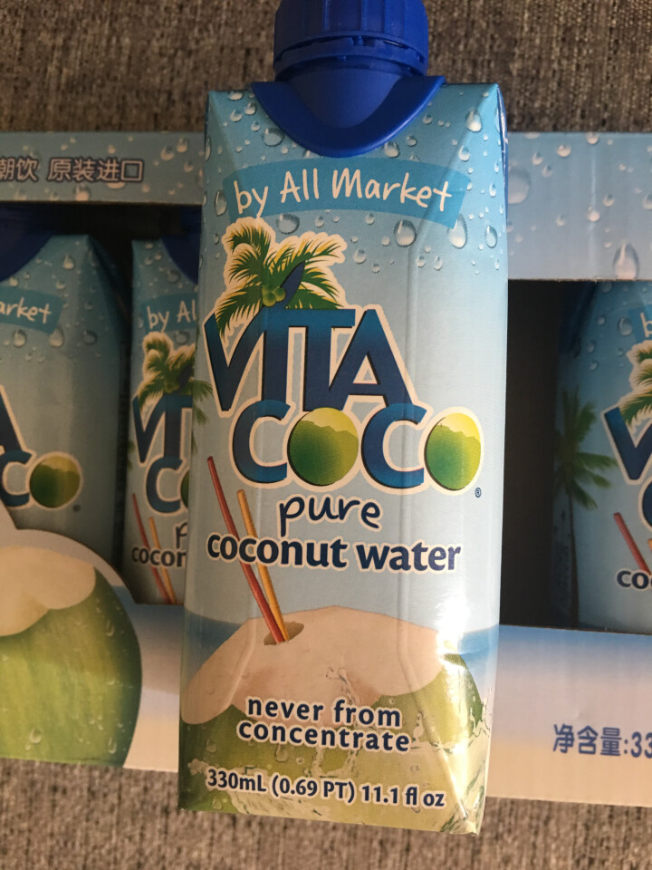 唯他可可（Vita Coco）天然椰子水进口NFC果汁饮料330ml*4瓶怎么样，好用吗，口碑，心得，评价，试用报告,第3张