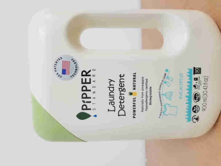 PIPPER 洗衣液尤加利香 900ml 婴儿洗衣液 植物酵素 尤加利香型怎么样，好用吗，口碑，心得，评价，试用报告,第2张