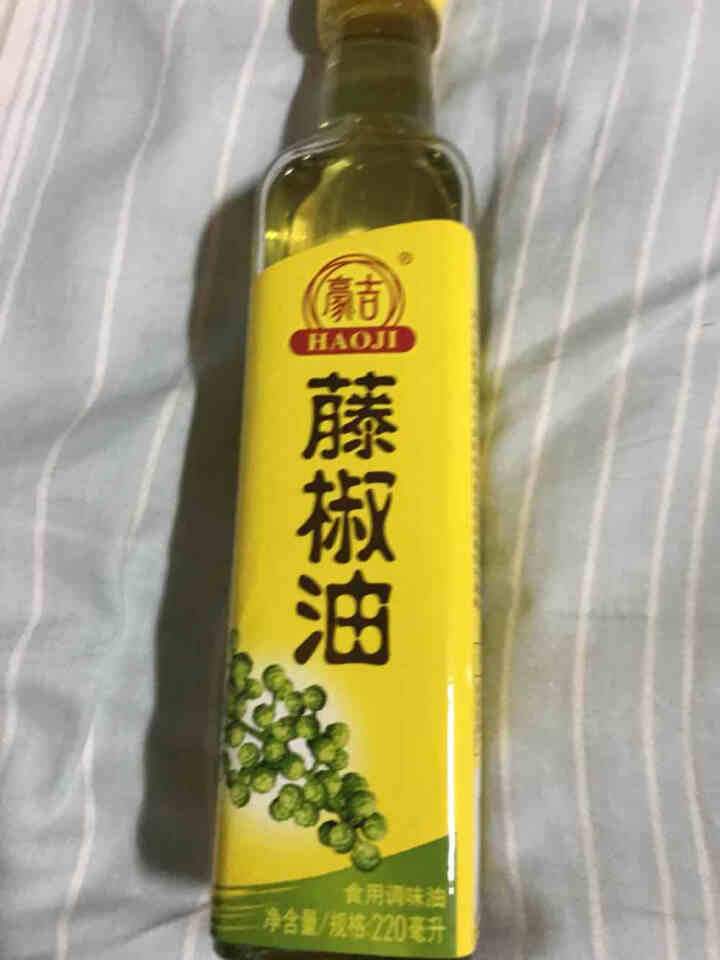 豪吉四川藤椒油麻油 青花椒油调味油 凉拌菜 小吃调味料 220ml怎么样，好用吗，口碑，心得，评价，试用报告,第3张