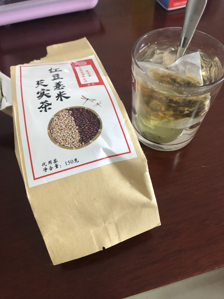 养生堂生物红豆薏米茶祛湿除口气养生茶可搭蒲公英根苦荞大麦茶薏仁芡实茶赤小豆薏仁茶去湿气 150g怎么样，好用吗，口碑，心得，评价，试用报告,第4张