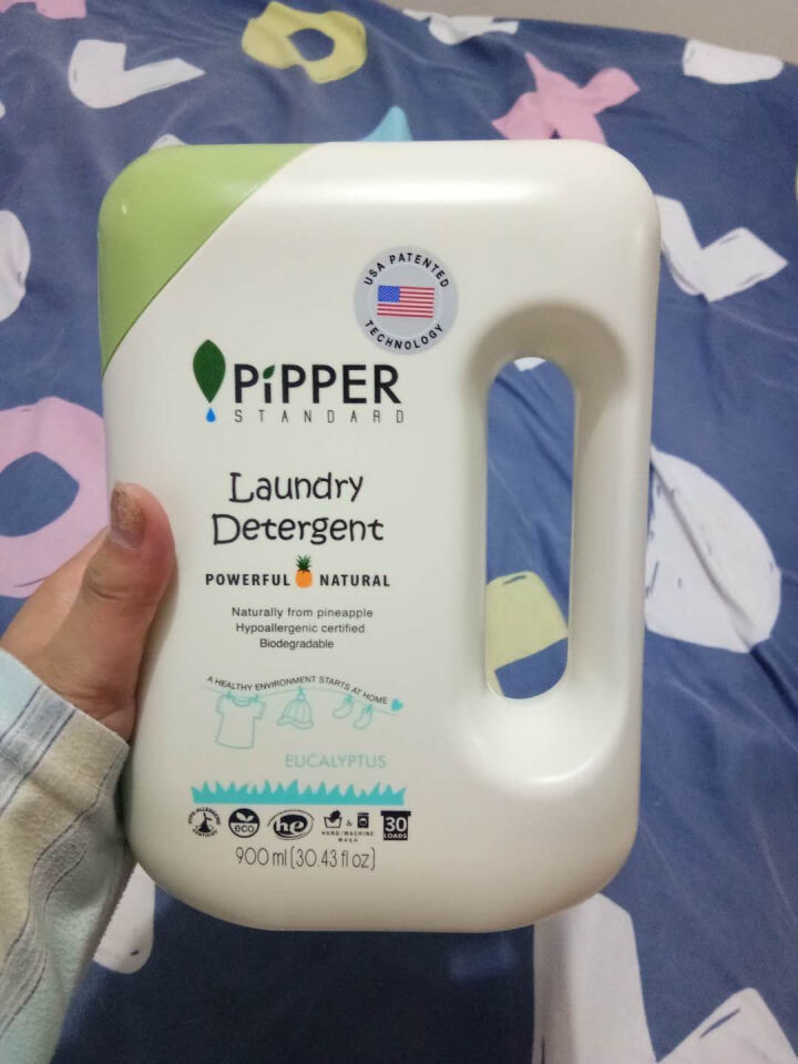 PIPPER 洗衣液尤加利香 900ml 婴儿洗衣液 植物酵素 尤加利香型怎么样，好用吗，口碑，心得，评价，试用报告,第2张