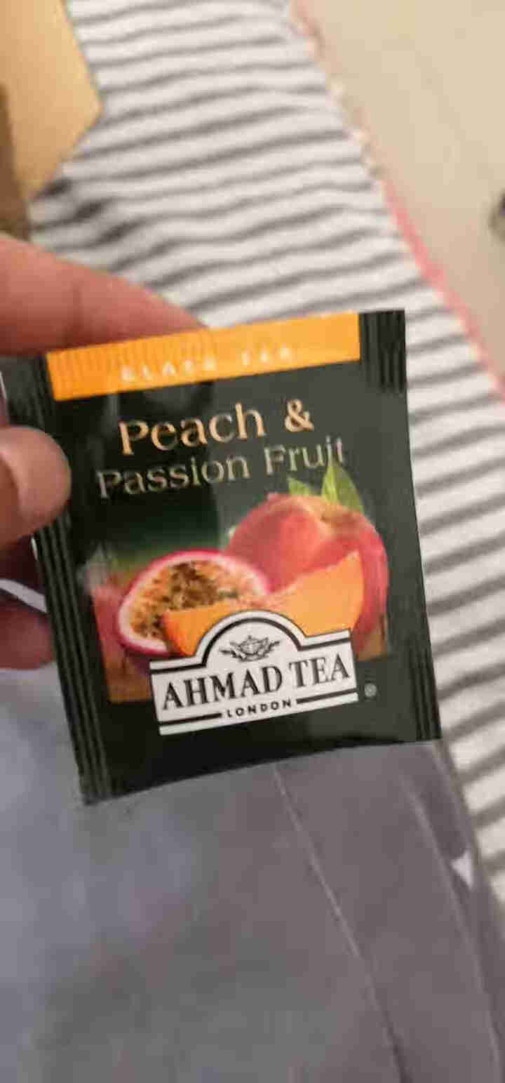 英国亚曼(AHMAD TEA)果味 柠檬香柠 百香果味 便携袋泡红茶 百香果红茶10包（热泡）怎么样，好用吗，口碑，心得，评价，试用报告,第4张