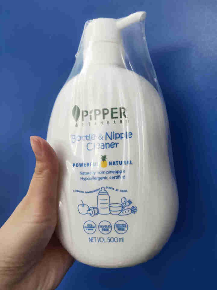 PIPPER 奶瓶奶嘴清洁剂 500ml 植物酵素 清洁剂奶瓶怎么样，好用吗，口碑，心得，评价，试用报告,第2张