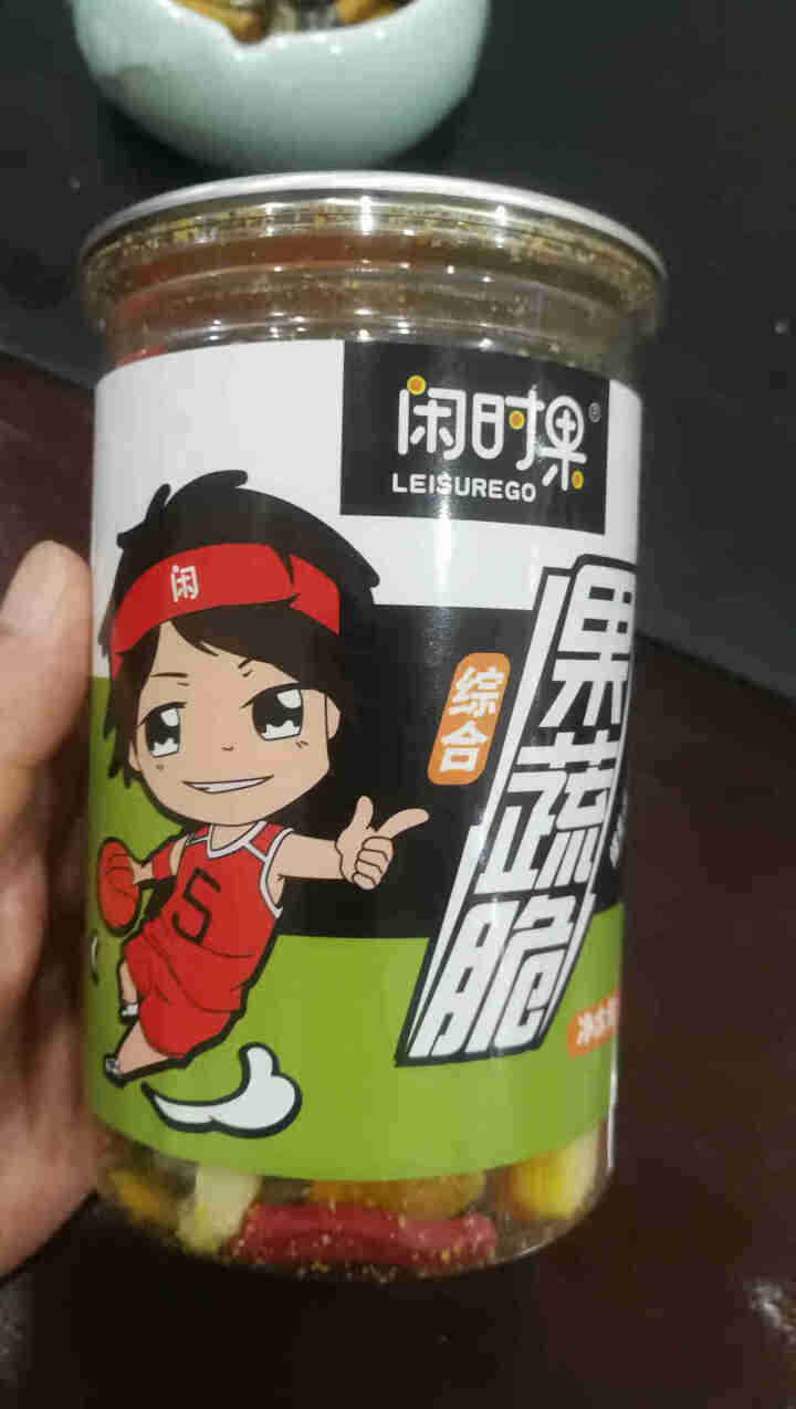 闲时果 综合果蔬脆100g 什锦混合蔬菜干土豆马铃薯芋头条萝卜莲藕南瓜片办公休闲零食送女友 综合果蔬脆100g/罐怎么样，好用吗，口碑，心得，评价，试用报告,第2张