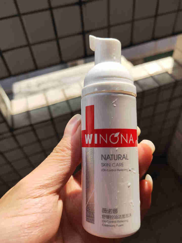 薇诺娜（WINONA）舒缓控油洁面泡沫50ml（洁面 氨基酸洗面奶 泡沫洗面奶 油痘肌敏感肌肤男女）怎么样，好用吗，口碑，心得，评价，试用报告,第3张