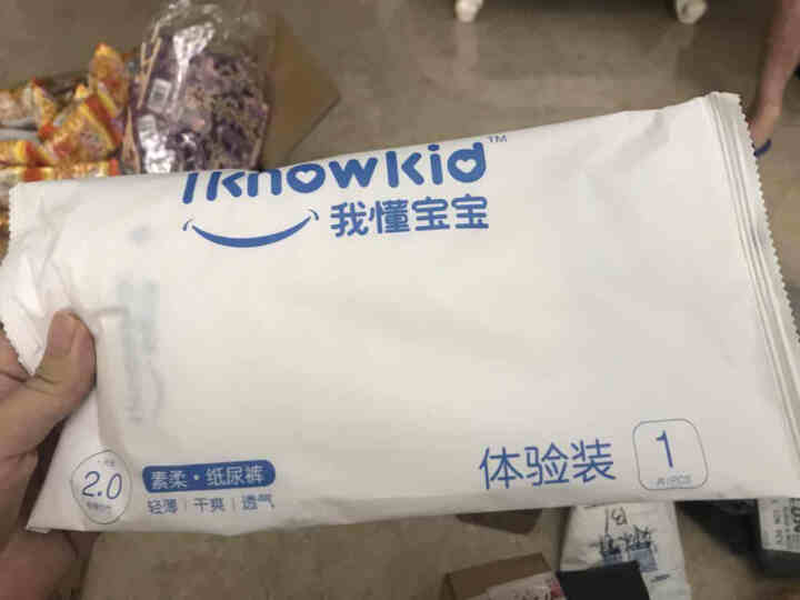 我懂宝宝(IKNOWKID) 轻薄2.0柔软干爽【纸尿裤】S码5片 便携试用装怎么样，好用吗，口碑，心得，评价，试用报告,第4张