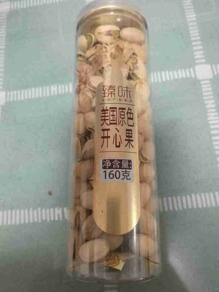 臻味 每日坚果开心果160g 孕妇期天天混合坚果果仁干果原味散装小包装休闲零食 开心果怎么样，好用吗，口碑，心得，评价，试用报告,第2张