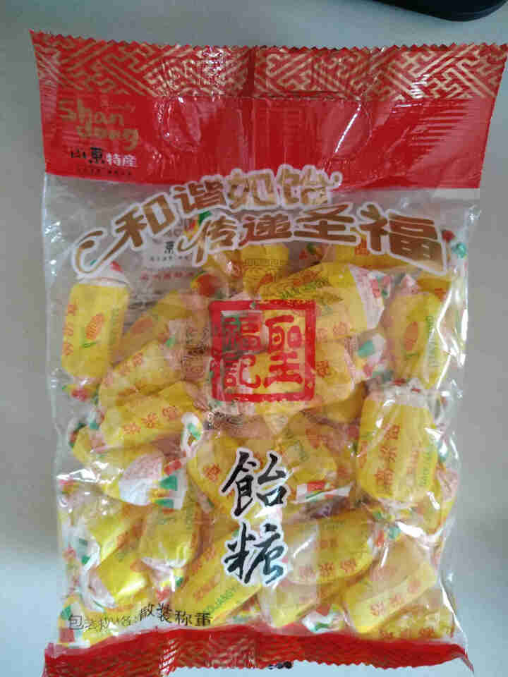 【沂蒙馆】圣福记高粱饴软糖原味500g 一斤袋装零食喜糖皮糖山东特产怎么样，好用吗，口碑，心得，评价，试用报告,第2张