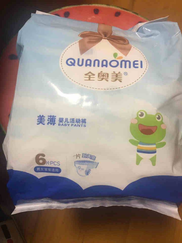 全奥美（Quanaomei）美薄系列婴儿纸尿裤尿不湿拉拉裤活动裤M/L/XL/XXL XL码体验装/6片怎么样，好用吗，口碑，心得，评价，试用报告,第2张