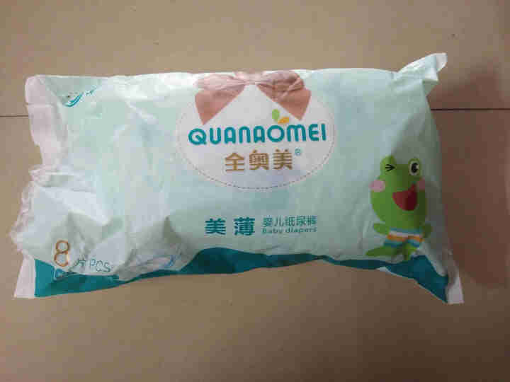 全奥美（Quanaomei）美薄系列婴儿纸尿裤尿不湿尿裤M码52片 L码体验装/8片怎么样，好用吗，口碑，心得，评价，试用报告,第2张