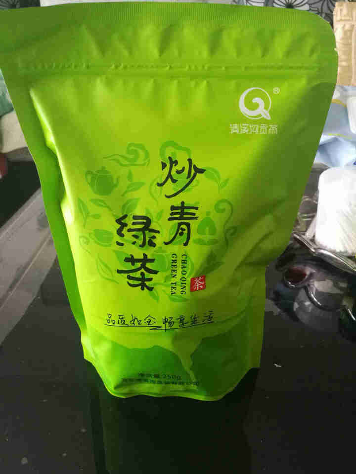 湖北宜昌绿茶2019新茶高山云雾绿茶叶包250克可礼盒袋装茶 手工茶春茶日照充足清溪沟旗舰店原叶炒青 草绿色怎么样，好用吗，口碑，心得，评价，试用报告,第2张