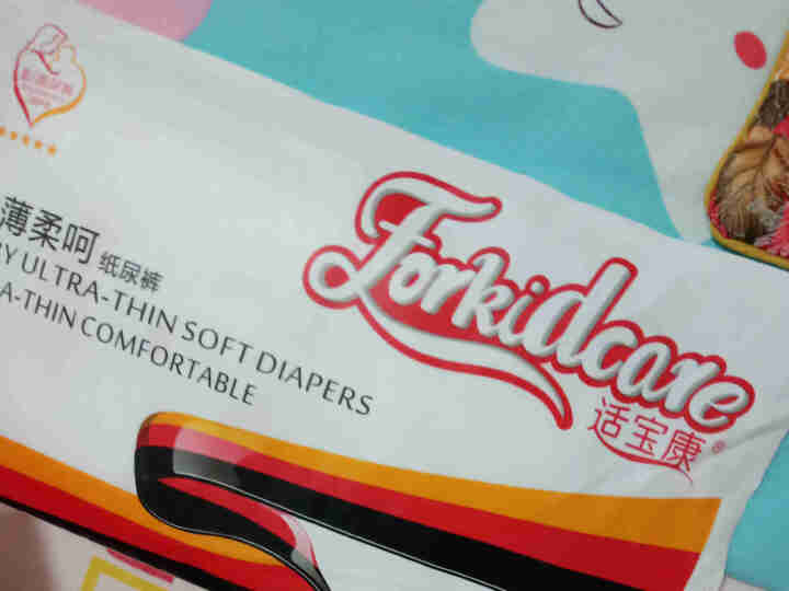 适宝康·Forkidcare 丝薄柔呵纸尿裤试用装M码*3片 适合6,第2张