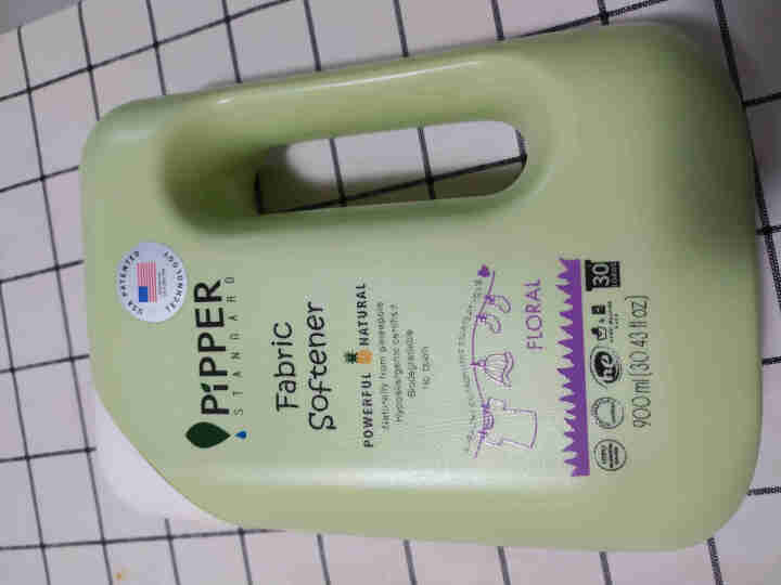 PIPPER 柔顺剂 900ml 衣物柔顺剂 植物酵素 花香型怎么样，好用吗，口碑，心得，评价，试用报告,第2张