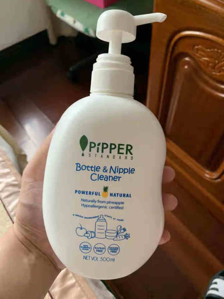 PIPPER 奶瓶奶嘴清洁剂 500ml 植物酵素 清洁剂奶瓶怎么样，好用吗，口碑，心得，评价，试用报告,第4张